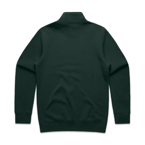 PINE GREEN - BACK stencil-half-zip-crew-pinegreen-back